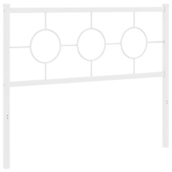 Tête de lit métal blanc 100 cm 