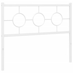 Tête de lit métal blanc 100 cm 