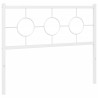 Tête de lit métal blanc 100 cm 