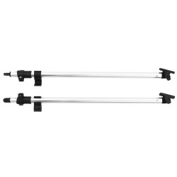 Poteaux de soutien de dessus Bimini 2 pcs Aluminium 