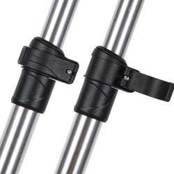 Poteaux de soutien de dessus Bimini 2 pcs Aluminium 