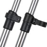 Poteaux de soutien de dessus Bimini 2 pcs Aluminium 