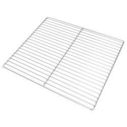 Grille de barbecueavec poignées rectangulaire 45x40 cm en acier inoxydable 304 