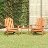 Ensemble de salon de jardin Adirondack 3 pcs bois acacia solide 