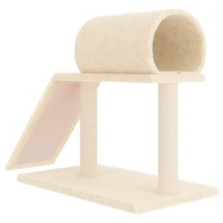 Arbres à chat avec tunnel et échelle crème 55,5 cm 
