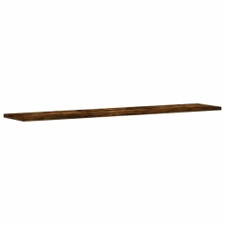 Étagères murales 4pcs chêne fumé 100x20x1,5cm bois d'ingénierie 