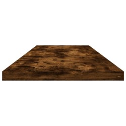 Étagères murales 4pcs chêne fumé 100x20x1,5cm bois d'ingénierie 