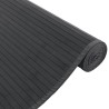 Tapis rectangulaire gris 80x300 cm bambou 