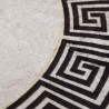 Tapis lavable antidérapant φ120 cm beige clair 
