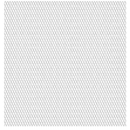 Panneau de grillage de jardin Acier inox 50x50 cm 45x20x4 mm 