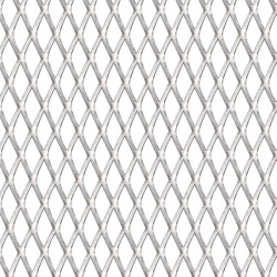 Panneau de grillage de jardin Acier inox 50x50 cm 45x20x4 mm 
