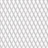 Panneau de grillage de jardin Acier inox 50x50 cm 45x20x4 mm 