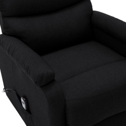 Fauteuil Noir Tissu 