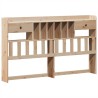 Cadre de lit sans matelas 200x200 cm bois massif de pin 