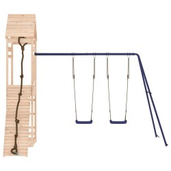 Aire de jeux d'extérieur bois de pin massif 