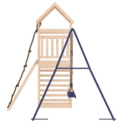 Aire de jeux d'extérieur bois de pin massif 