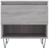 Table basse sonoma gris 50x46x50 cm bois d'ingénierie 