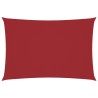 Voile de parasol tissu oxford rectangulaire 2,5x4,5 m rouge 