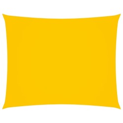 Voile de parasol tissu oxford rectangulaire 2,5x4,5 m jaune 