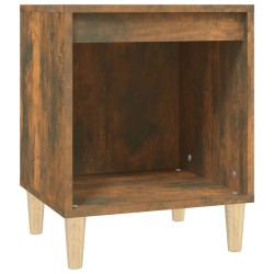 Table de chevet Chêne fumé 40x35x50 cm 