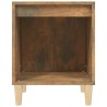 Table de chevet Chêne fumé 40x35x50 cm 