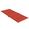 Coussins de chaise à dossier haut lot de 2 rouge mélangé tissu 
