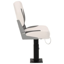 Sièges bateau lot de 2 piédestal hauteur réglable pivotant 360° 