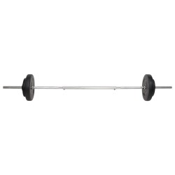 Ensemble d'haltères et de barres avec plaques 60 kg 