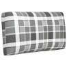Canapé palette 2 places avec coussins Pin imprégné de gris 