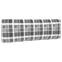 Canapé palette 2 places avec coussins Pin imprégné de gris 