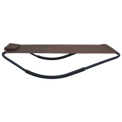 Lit de jardin Marron 200x90 cm Acier 