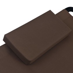 Lit de jardin Marron 200x90 cm Acier 