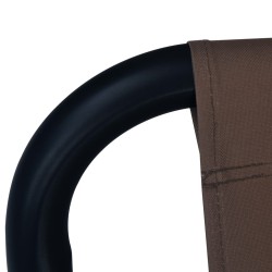 Lit de jardin Marron 200x90 cm Acier 