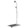 Douche de jardin avec base gris 220 cm Aluminium 