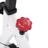 Vélo d'appartement avec capteurs de pouls Blanc et rouge 