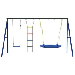 Jeu d'extérieur de balançoire échelle et balançoire soucoupe 