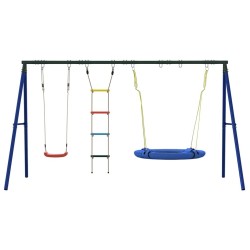 Jeu d'extérieur de balançoire échelle et balançoire soucoupe 