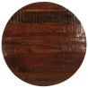 Dessus de table Ø 90x3,8 cm rond bois massif de récupération 