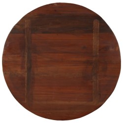 Dessus de table Ø 90x3,8 cm rond bois massif de récupération 