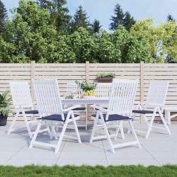 Coussins de palette lot de 6 bleu marine 50x50x4cm tissu oxford 