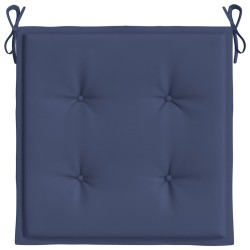 Coussins de palette lot de 6 bleu marine 50x50x4cm tissu oxford 