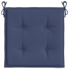 Coussins de palette lot de 6 bleu marine 50x50x4cm tissu oxford 