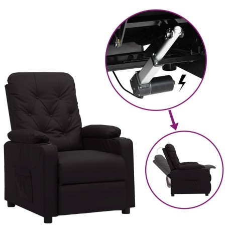 Fauteuil Noir Similicuir 