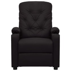 Fauteuil Noir Similicuir 