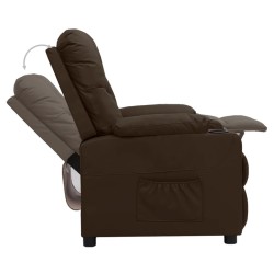Fauteuil Marron Similicuir 