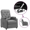 Fauteuil Gris Similicuir 