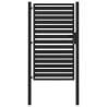 Portail de jardin verrouillable noir 100x150 cm aluminium 