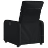 Fauteuil de massage inclinable électrique noir similicuir 