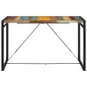 Table de bar 175x90x110 cm bois massif de récupération 