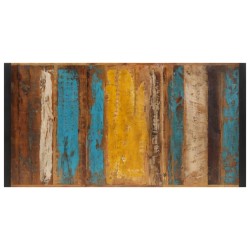 Table de bar 175x90x110 cm bois massif de récupération 